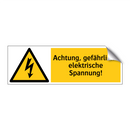Achtung, gefährliche elektrische Spannung!