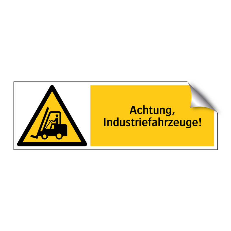 Achtung, Industriefahrzeuge!