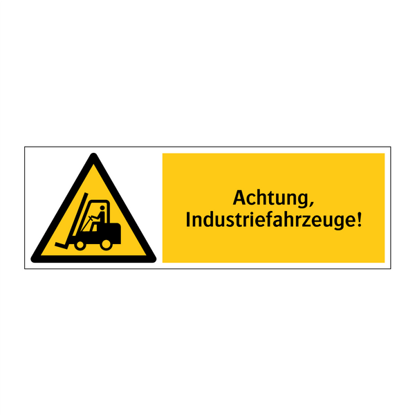 Achtung, Industriefahrzeuge!