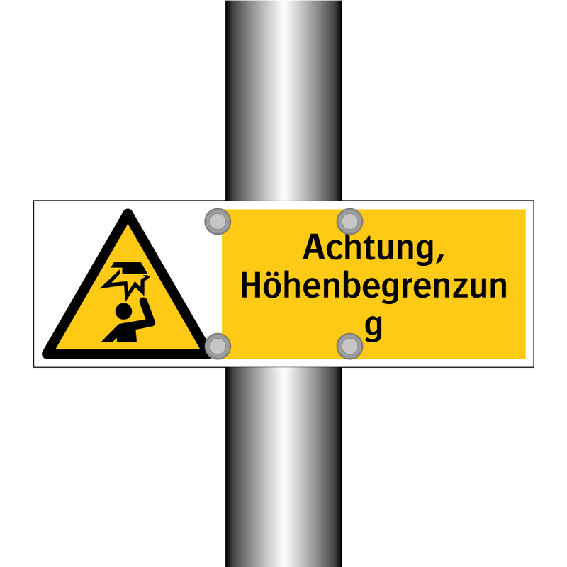 Achtung, Höhenbegrenzung