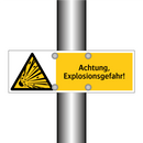 Achtung, Explosionsgefahr!