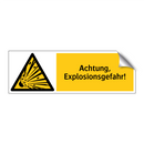 Achtung, Explosionsgefahr!