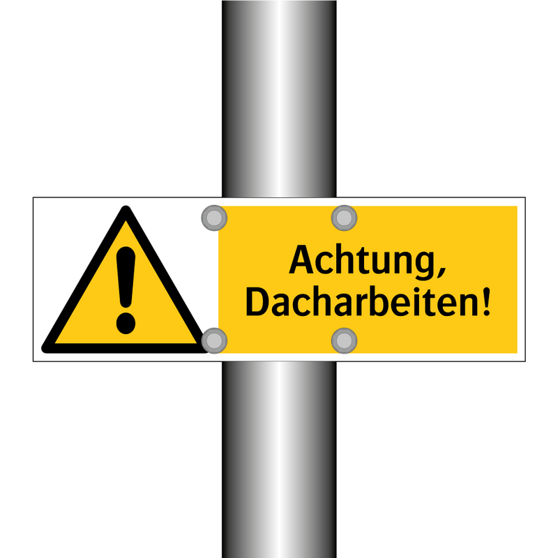 Achtung, Dacharbeiten!