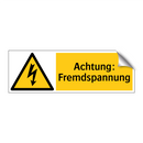 Achtung: Fremdspannung
