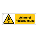 Achtung! Rückspannung