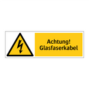 Achtung! Glasfaserkabel