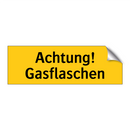 Achtung! Gasflaschen