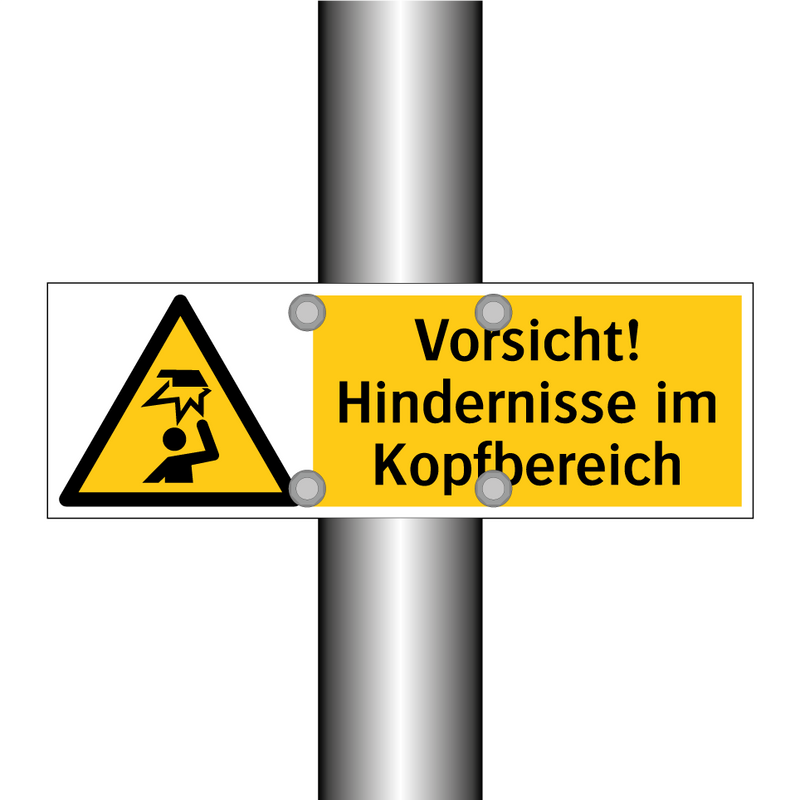 Vorsicht! Hindernisse im Kopfbereich