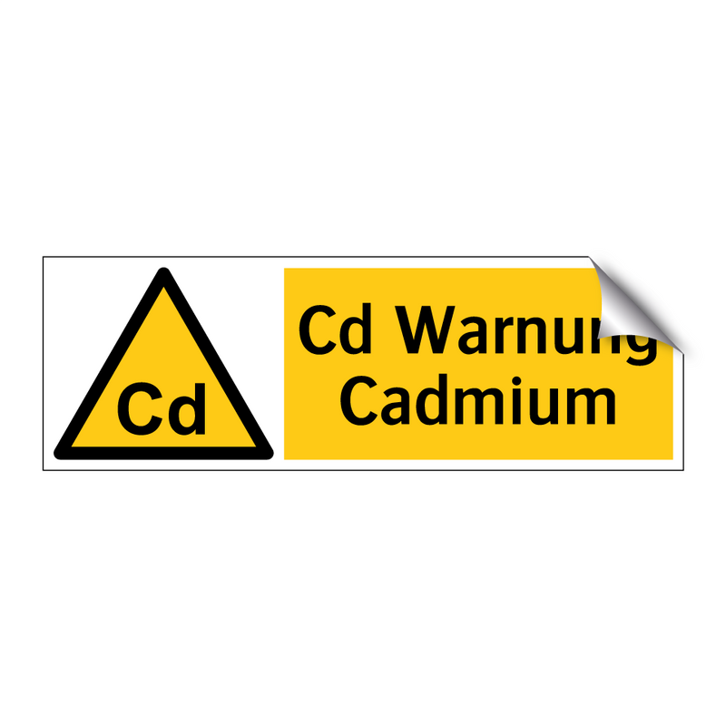 Cd Warnung Cadmium
