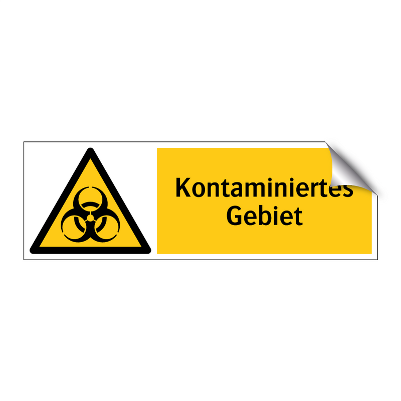 Kontaminiertes Gebiet