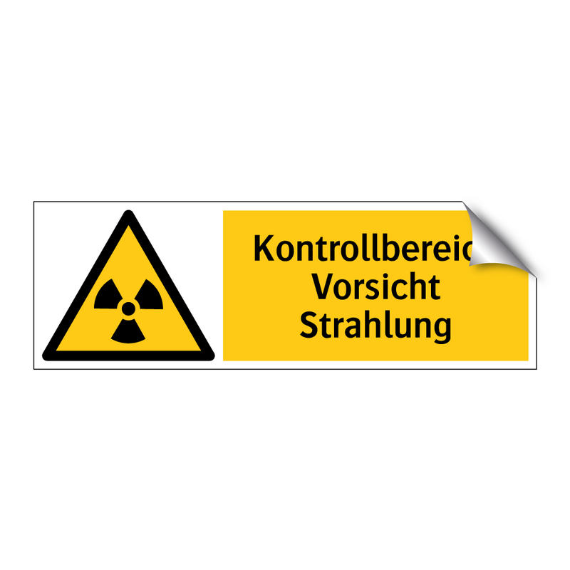 Kontrollbereich Vorsicht Strahlung