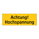 Achtung! Hochspannung