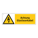 Achtung Glasfaserkabel