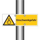 Einschwenkgefahr