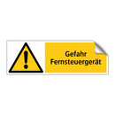 Gefahr Fernsteuergerät