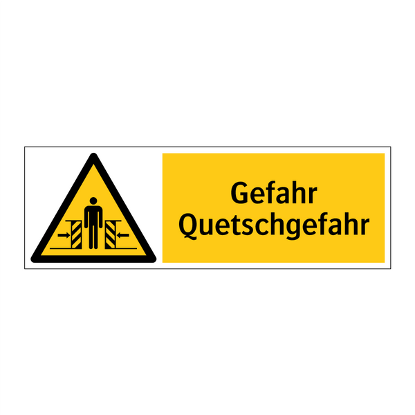 Gefahr Quetschgefahr