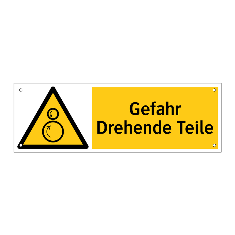 Gefahr Drehende Teile