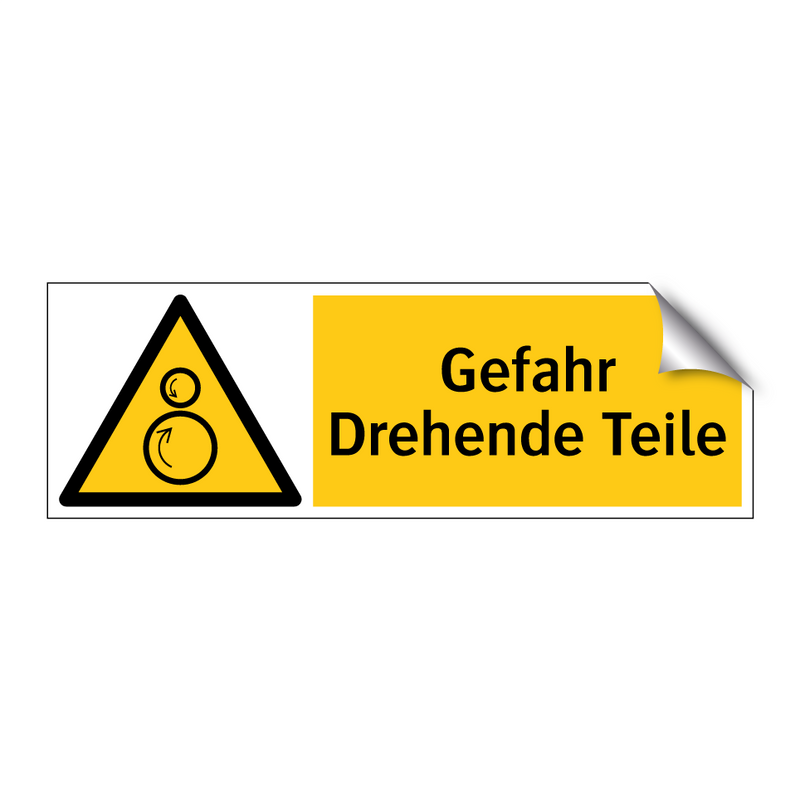 Gefahr Drehende Teile