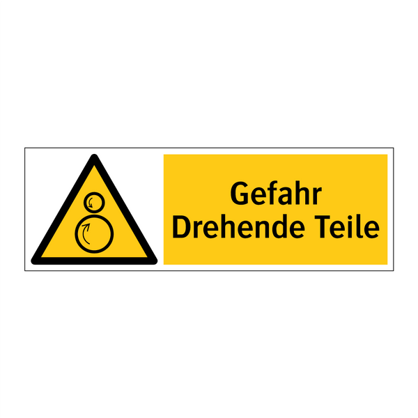 Gefahr Drehende Teile
