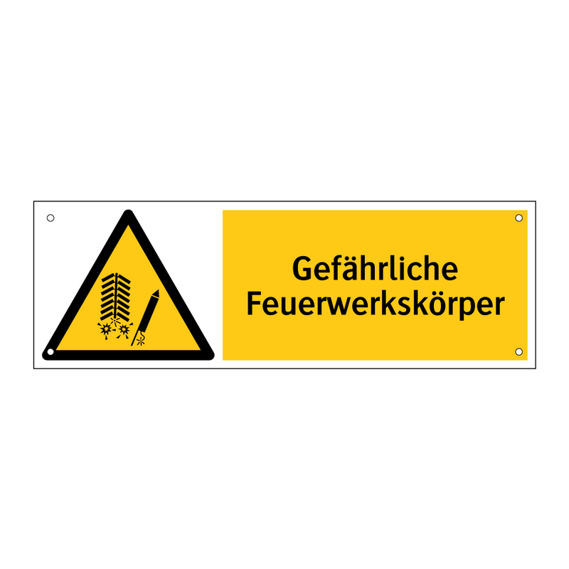 Gefährliche Feuerwerkskörper