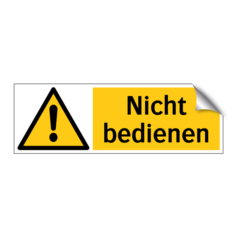 Nicht bedienen