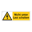 Nicht unter Last schalten