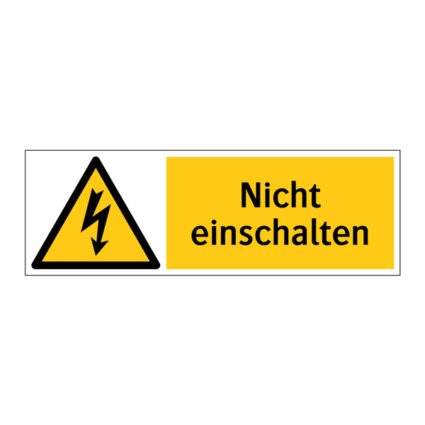 Nicht einschalten