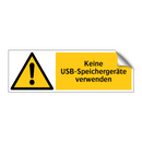 Keine USB-Speichergeräte verwenden
