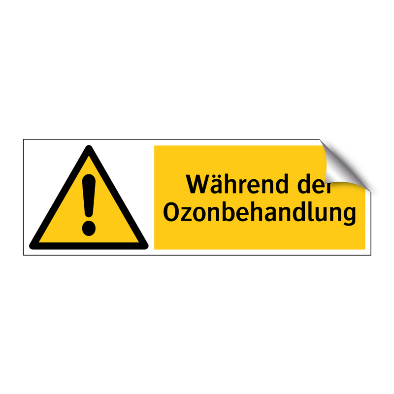Während der Ozonbehandlung