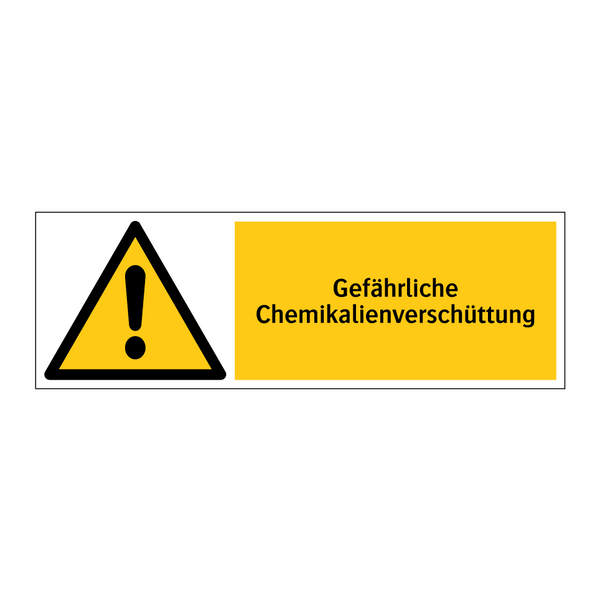 Gefährliche Chemikalienverschüttung