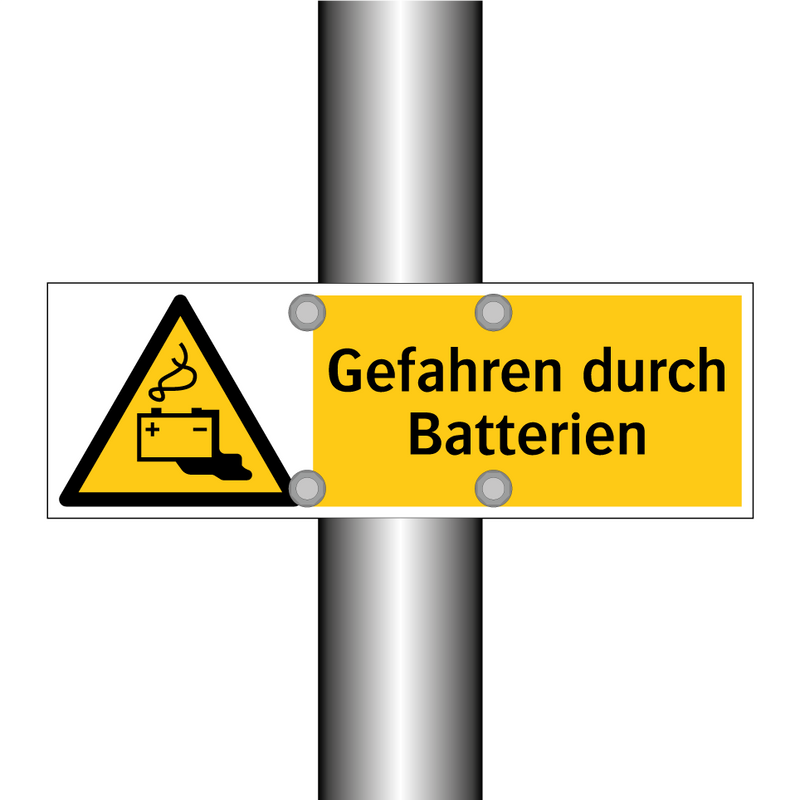 Gefahren durch Batterien