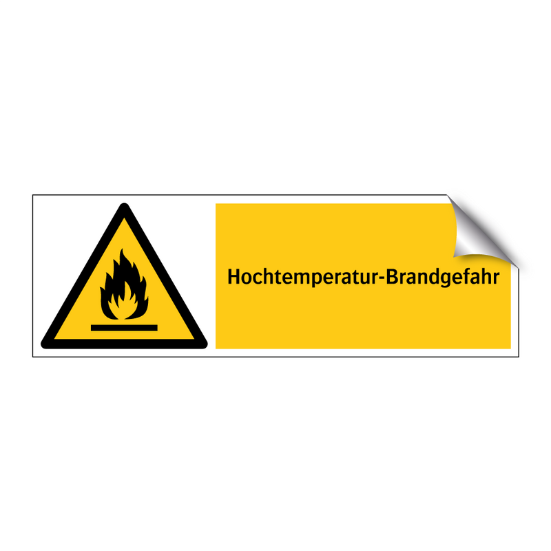 Hochtemperatur-Brandgefahr