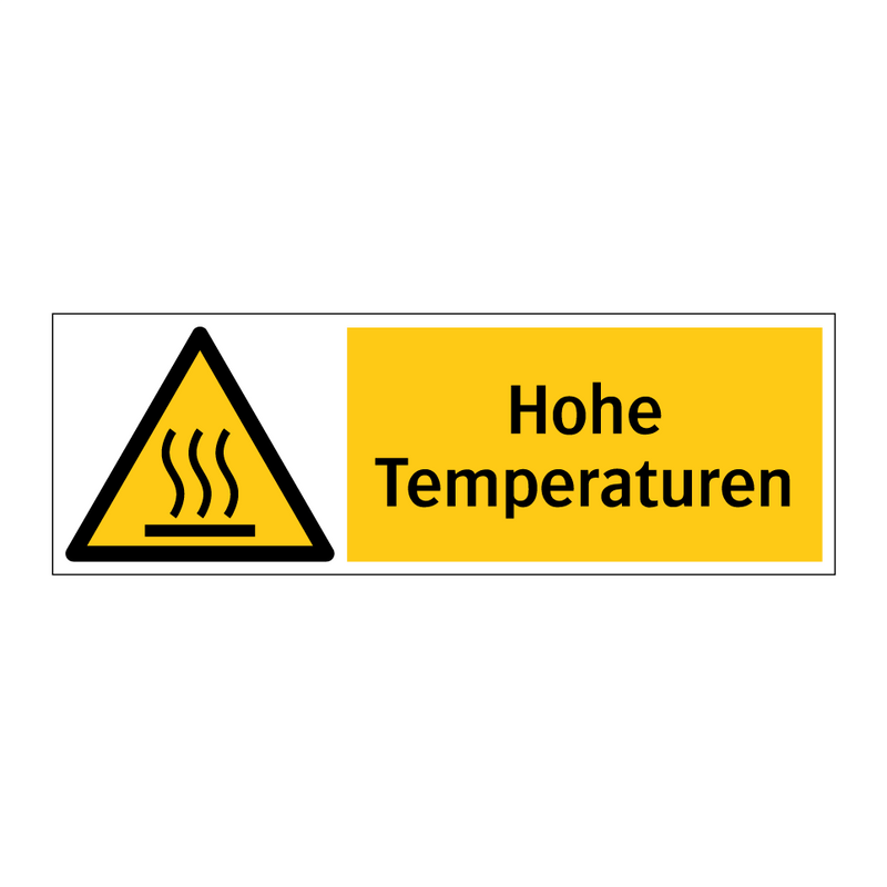 Hohe Temperaturen