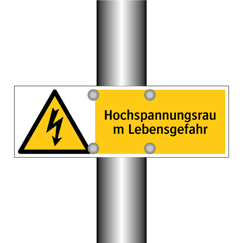 Hochspannungsraum Lebensgefahr