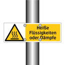 Heiße Flüssigkeiten oder Dämpfe