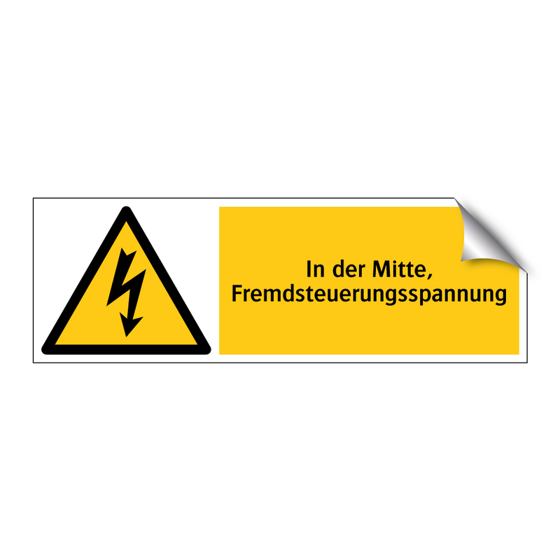 In der Mitte, Fremdsteuerungsspannung