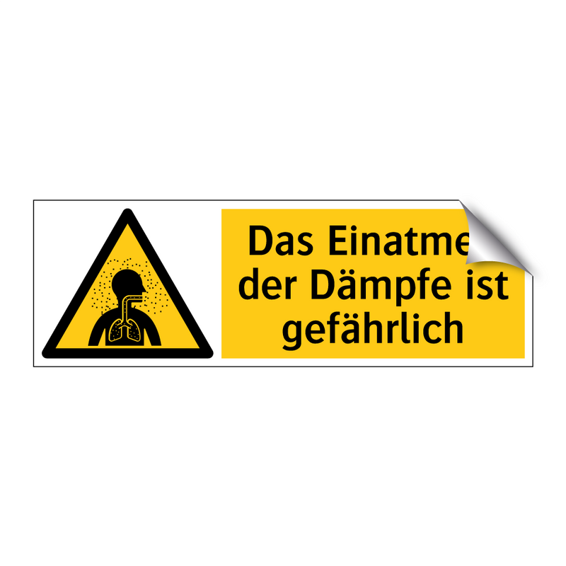 Das Einatmen der Dämpfe ist gefährlich