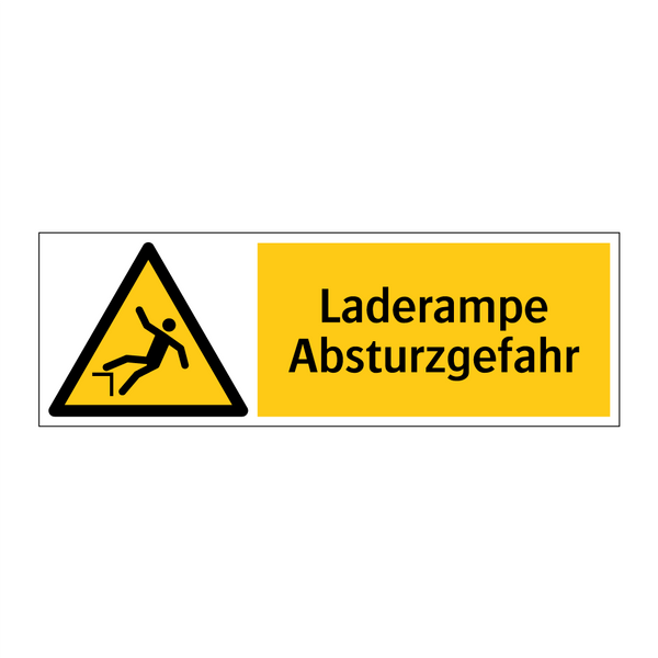 Laderampe Absturzgefahr