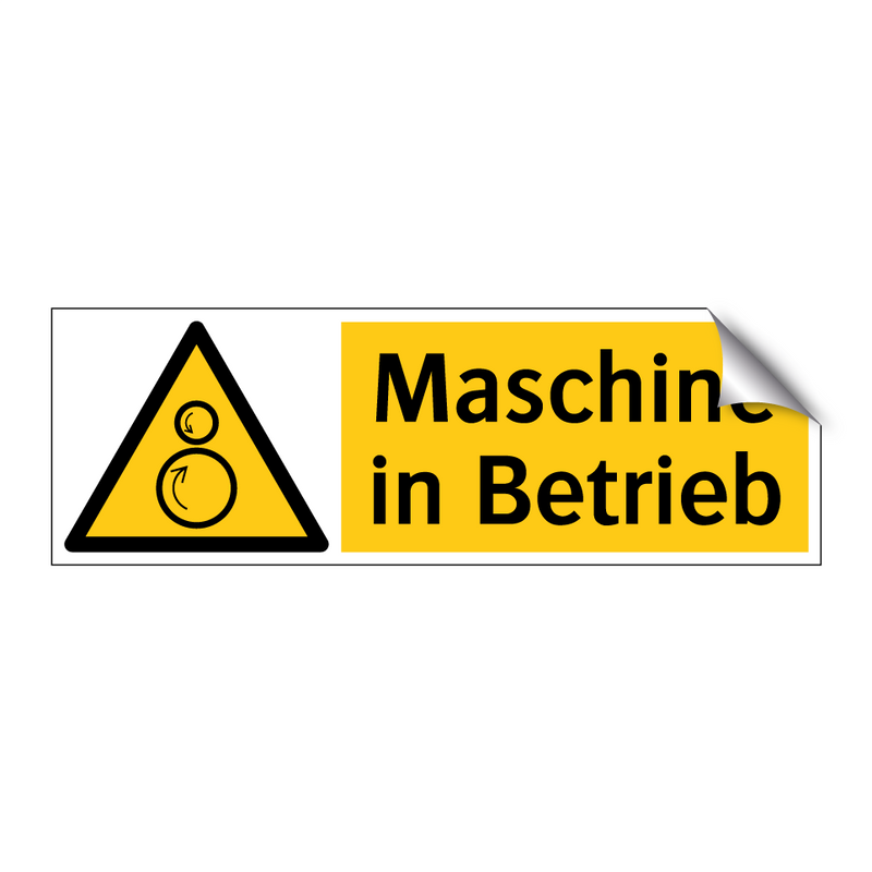 Maschine in Betrieb