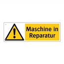 Maschine in Reparatur