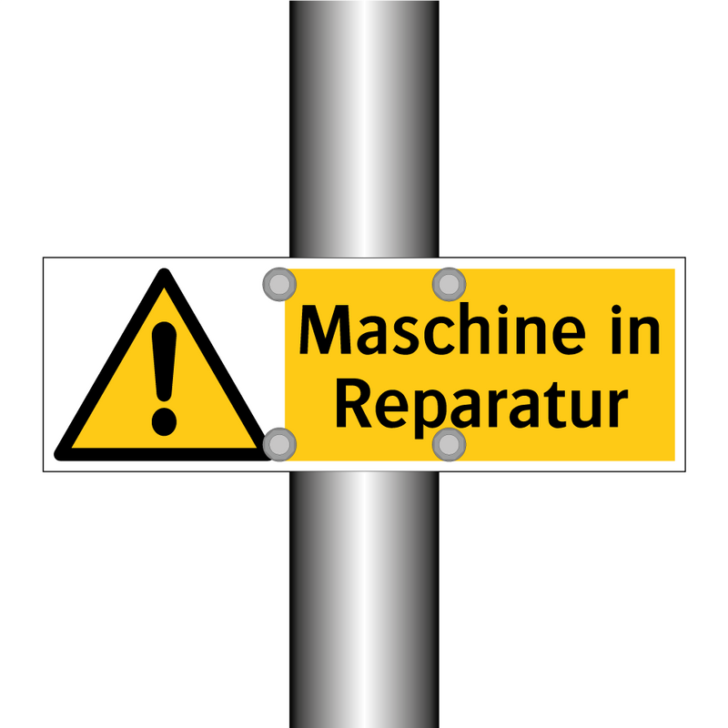 Maschine in Reparatur
