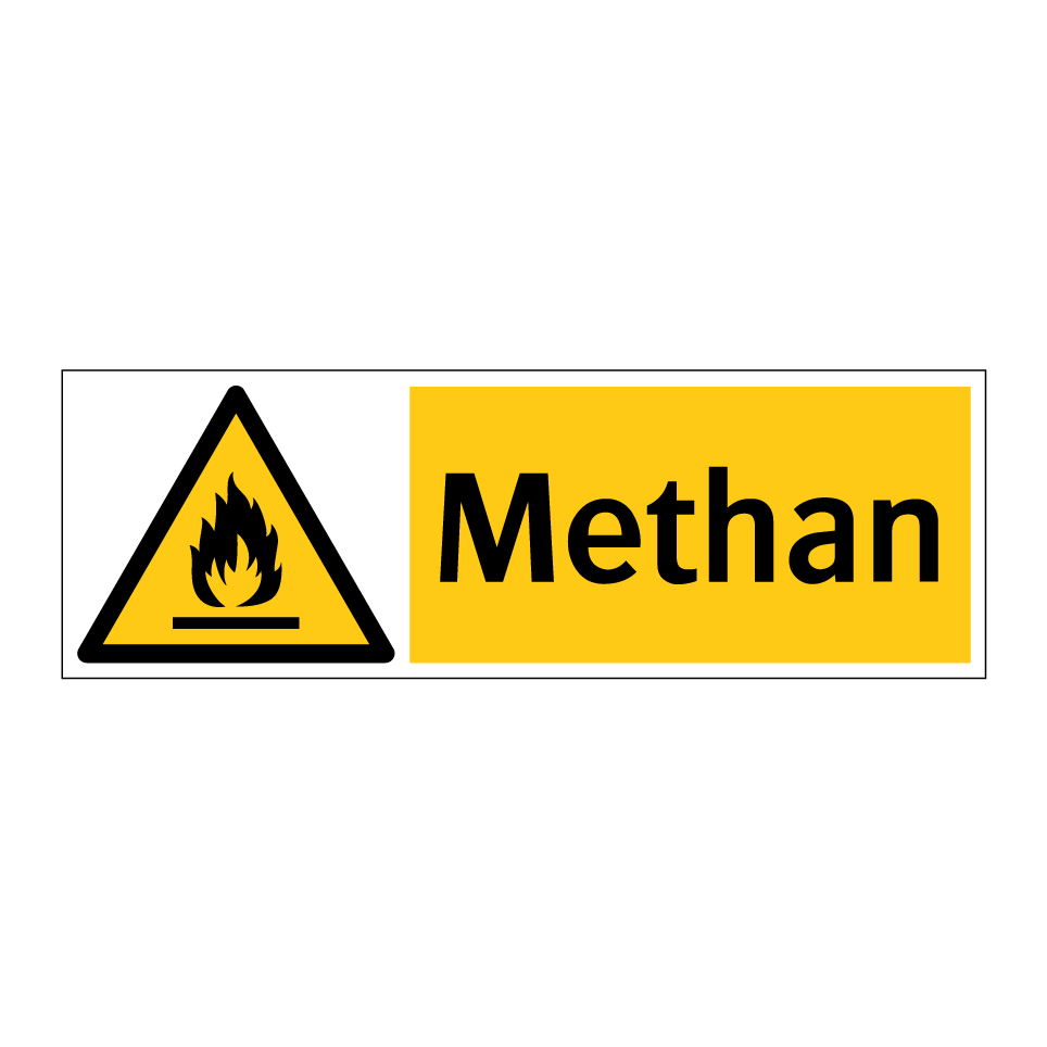 Kauf Methan schild | SignOnline | DE-W8070