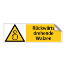 Rückwärts drehende Walzen