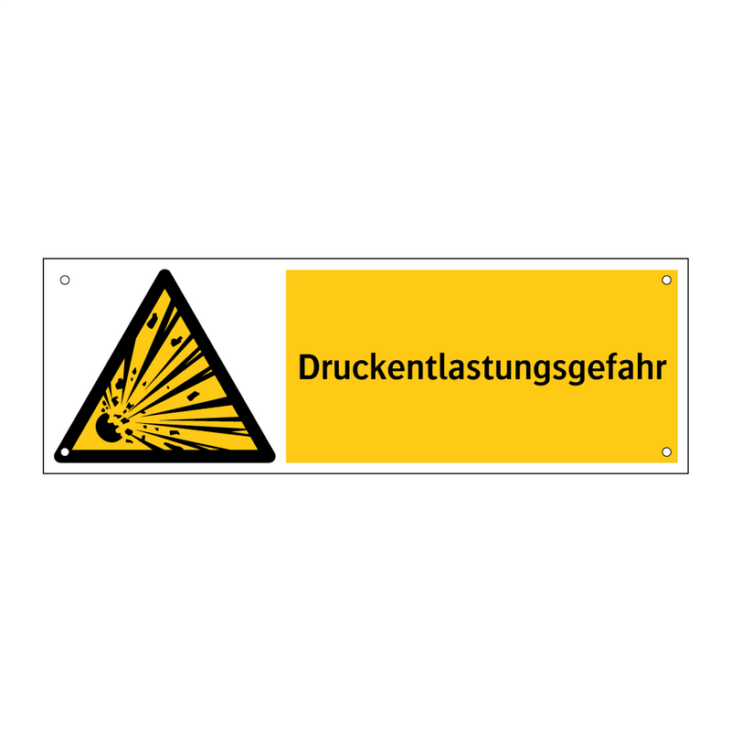 Druckentlastungsgefahr