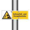Schneefall- und Eiszapfenrisiko