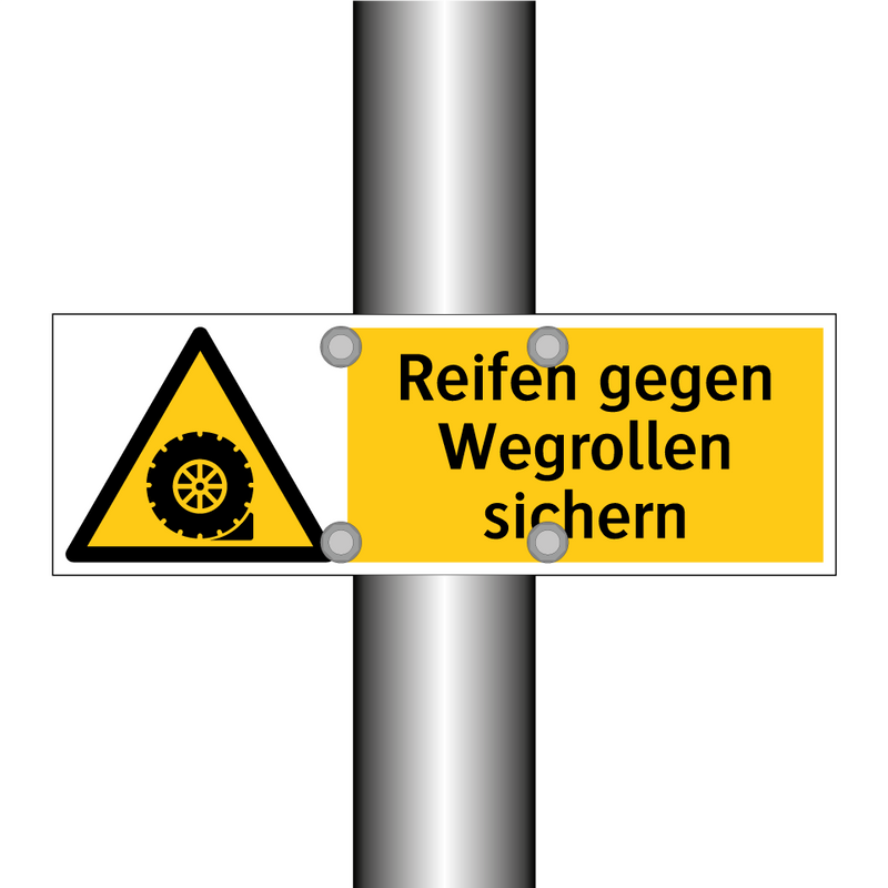 Reifen gegen Wegrollen sichern