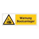 Warnung Bootsanleger
