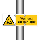 Warnung Bootsanleger