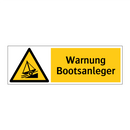 Warnung Bootsanleger