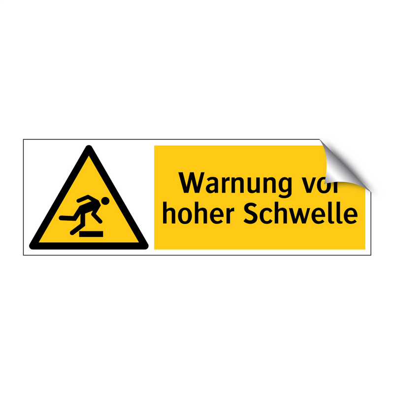 Warnung vor hoher Schwelle